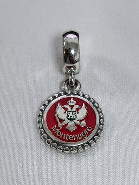 Pandora Montenegro Exclusive Charm Pendant, S925 Silver Jewelry